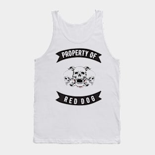 Red Dog Property Patch Tank Top